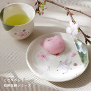My Neighbor Totoro Japanese Style Cherry Blossom Pattern Mino Ware