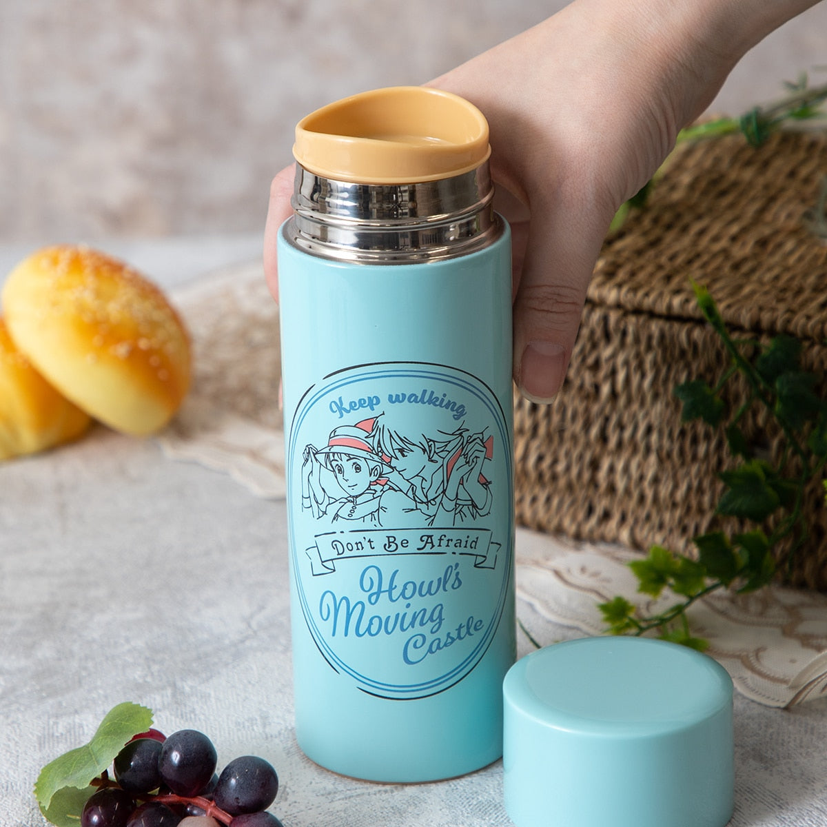 Howl's Moving Castle stainless steel bottle 350ml