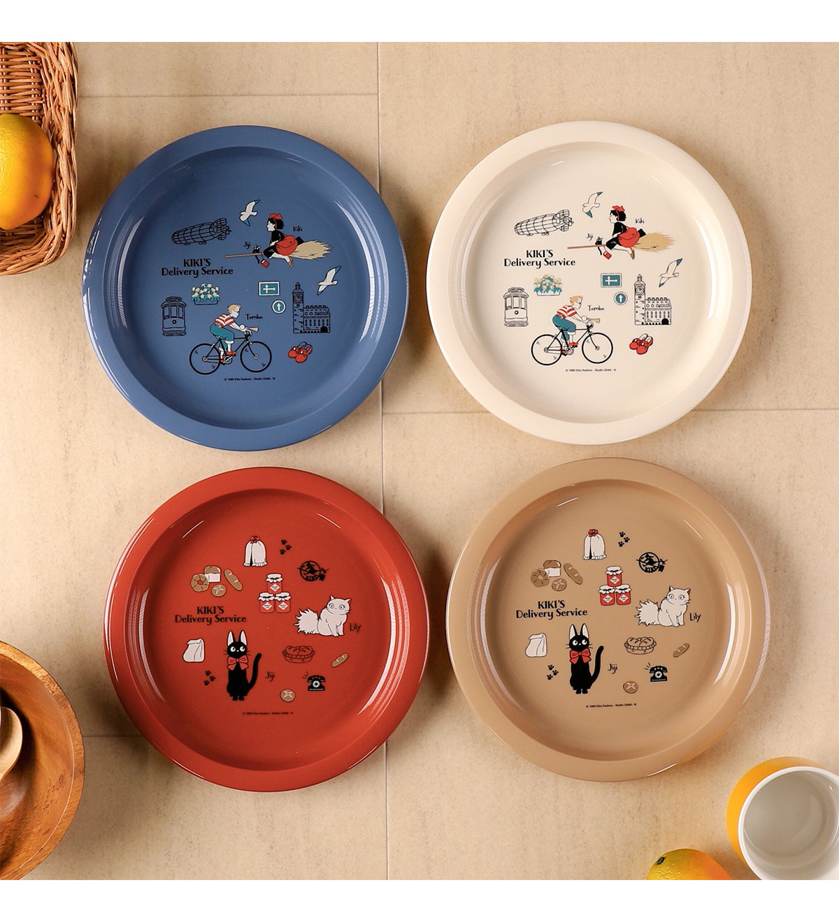 Kiki's Delivery Service Plate 4 Pieces Set