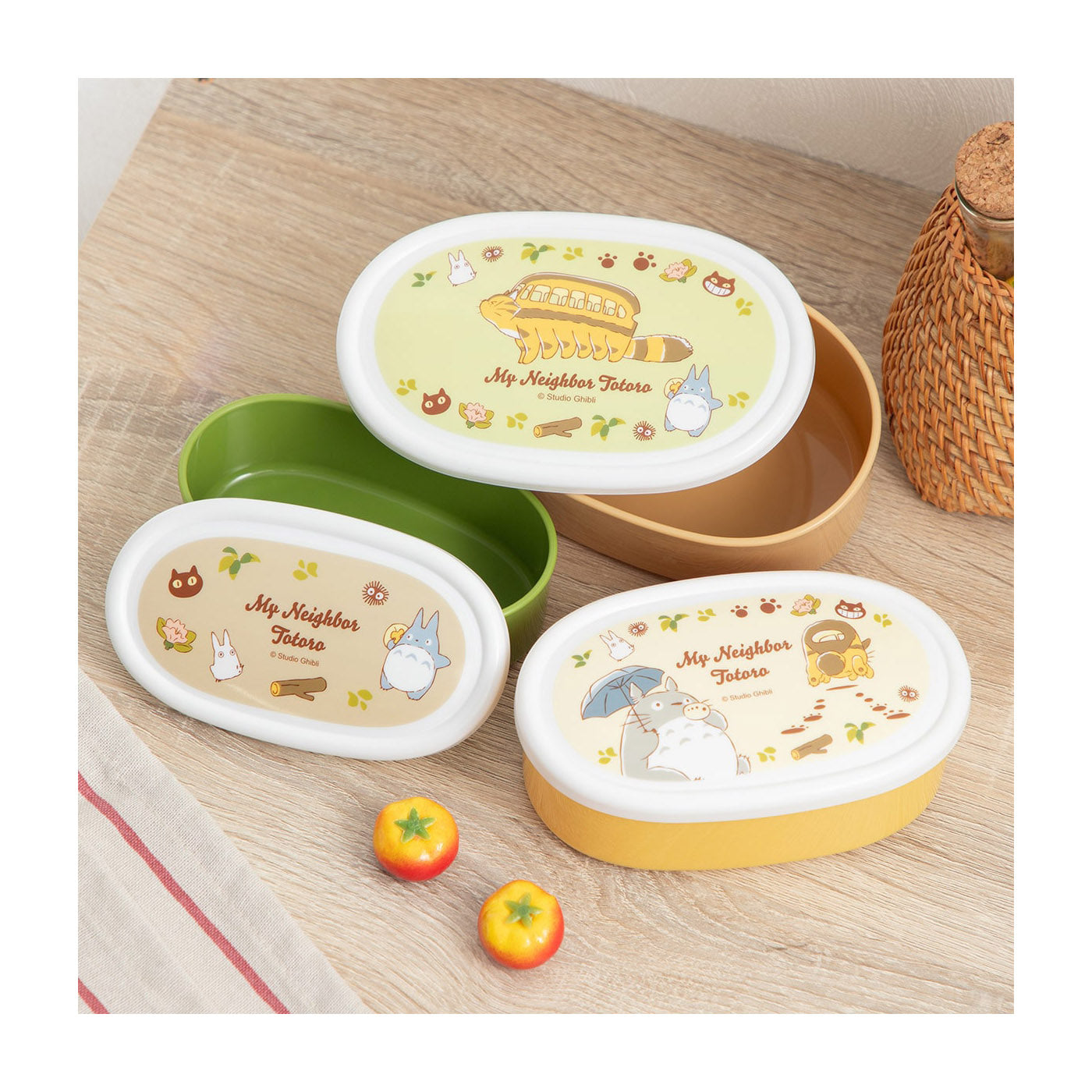 My Neighbor Totoro 3-piece storage container set