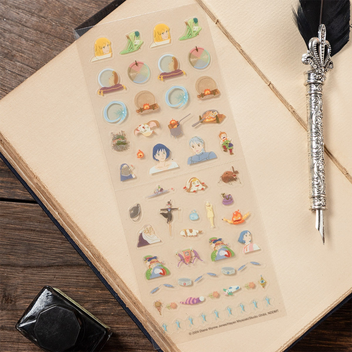 Howl's Moving Castle Schedule Seal stickers