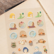 Howl's Moving Castle Schedule Seal stickers