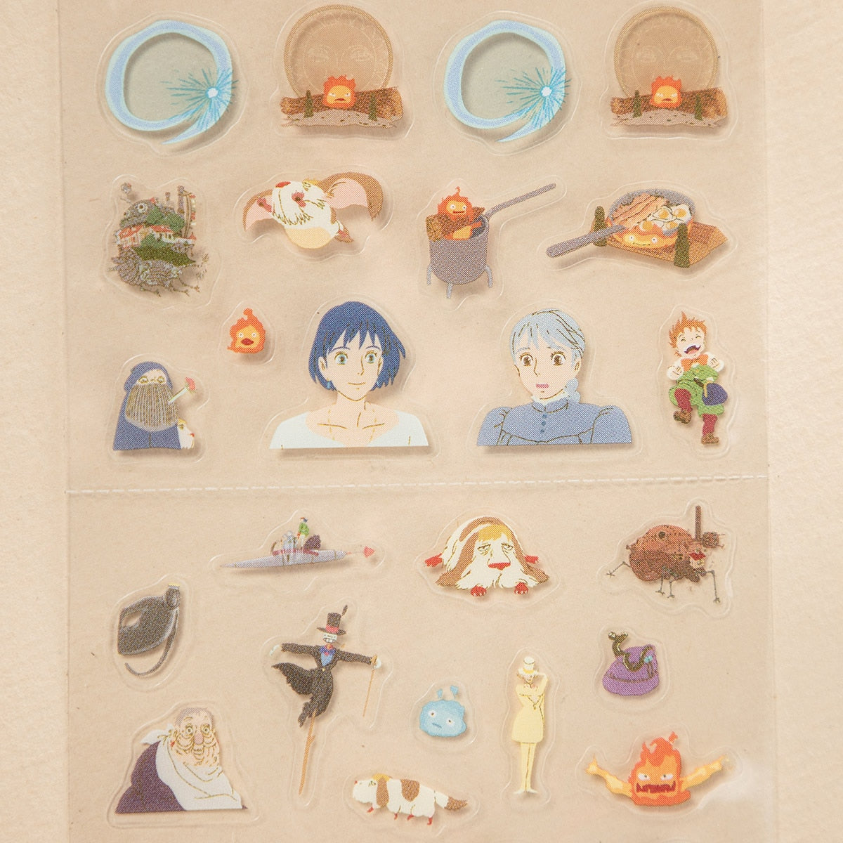 Howl's Moving Castle Schedule Seal stickers