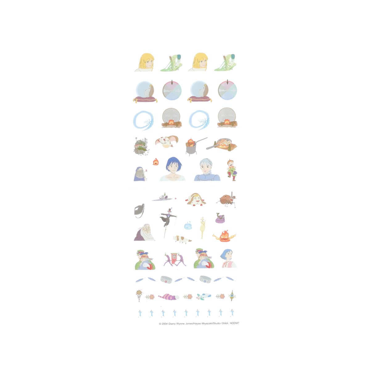 Howl's Moving Castle Schedule Seal stickers