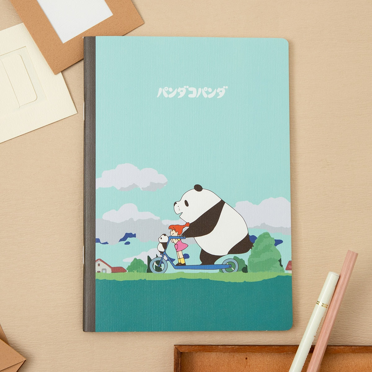 Panda! Go Panda! A5 Notebook