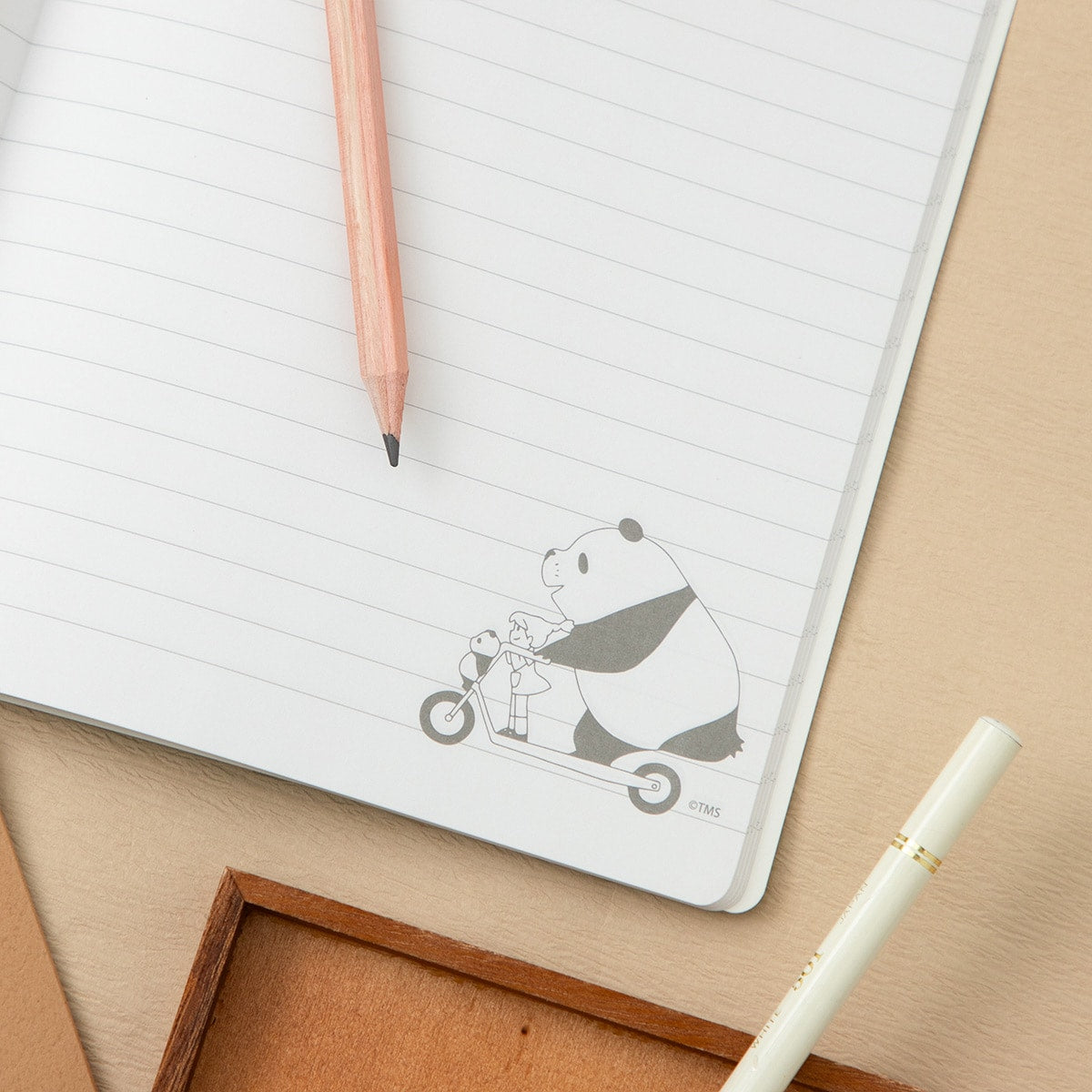 Panda! Go Panda! A5 Notebook