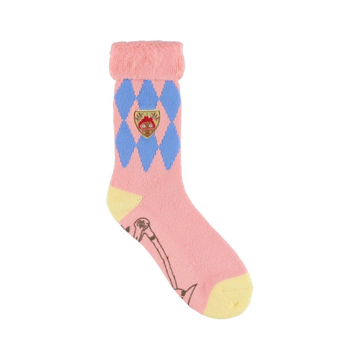 Howl's Moving Castle Pink Socks 23-25cm