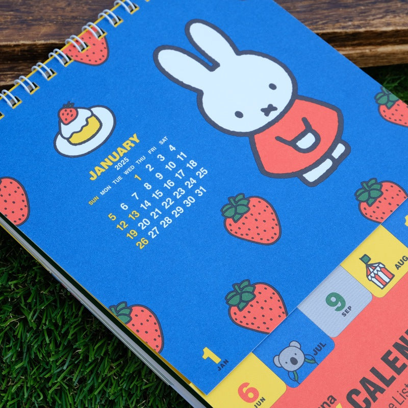 2025 Reversible Desk Calendar - miffy