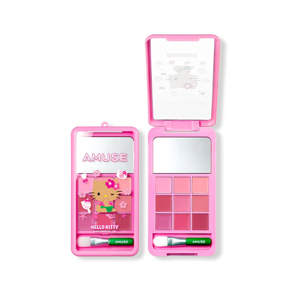 AMUSE LIP & CHEEK PALETTE PHONE [TANNING HELLO KITTY LIMITED EDITION]