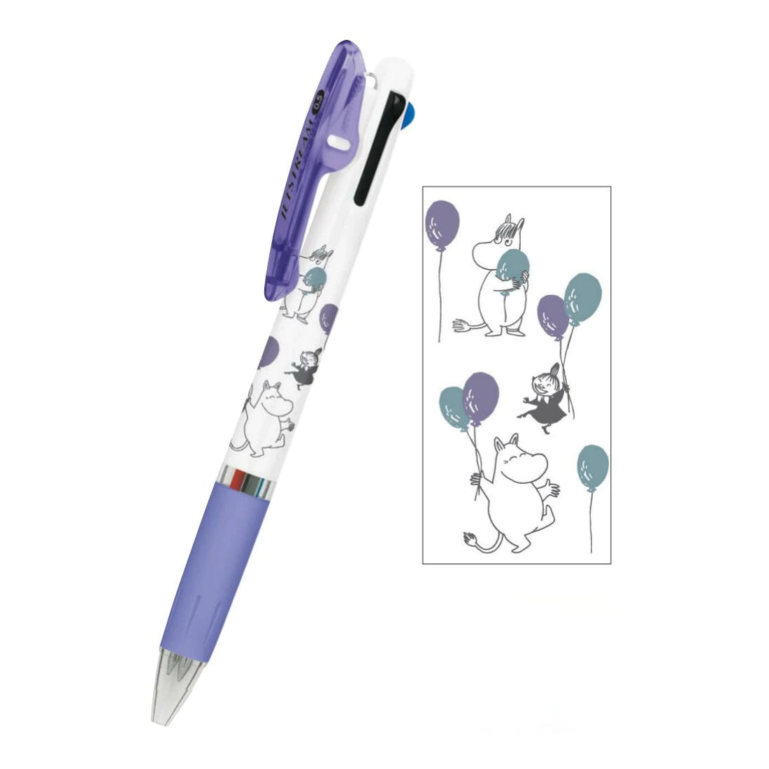 Moomin Jetstream 3-Color Ballpoint Pen