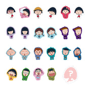 Chibi Maruko-Chan Good Friends Plush Magnetic Charm - One random piece