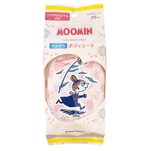 Moomin Cool body sheet (lingonberry jam)