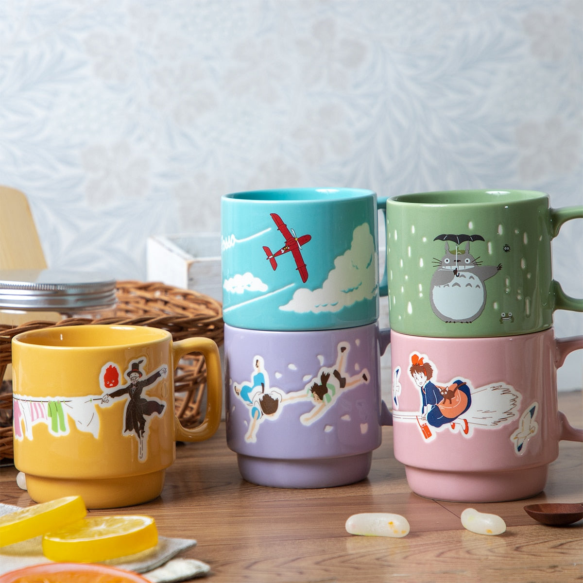 Howl's moving castle yellow mug
