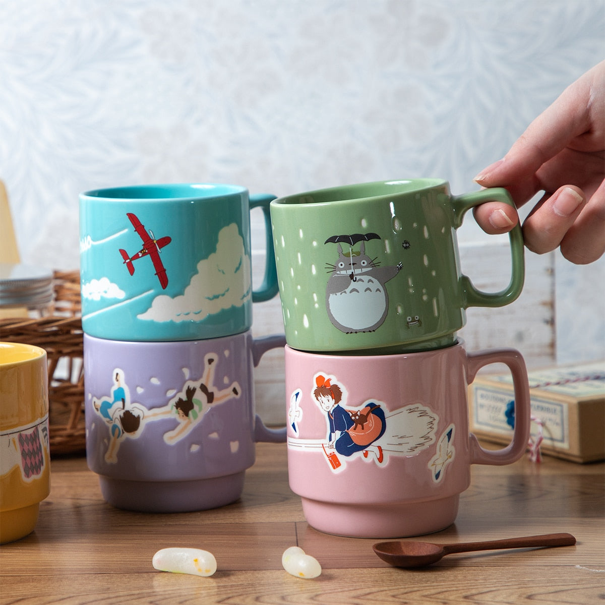 Kikis Delivery Service Pink Mug