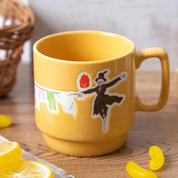 Howl's moving castle yellow mug