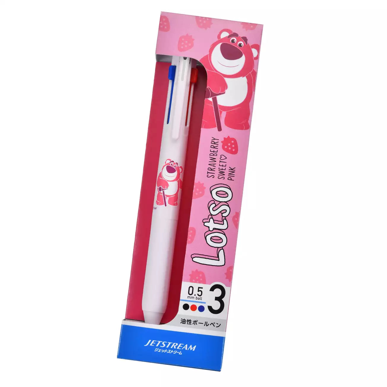 Lotso 3 Colors 0.5 Ballpoint Pen Strawberry PINK