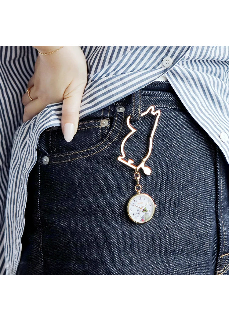 Moomin Carabiner Keychain Watch