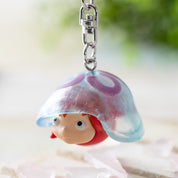 Ponyo on the cliff Keychain - Jellyfish Ponyo