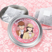 Detective Conan Holmes Magnet Canned Tea Shinichi & Ran - Strawberry