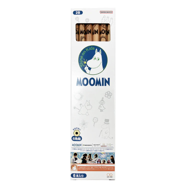 Moomin 2B Pencil Set of 6