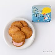 Moomin Strawberry Cream Gaufrette Biscuit