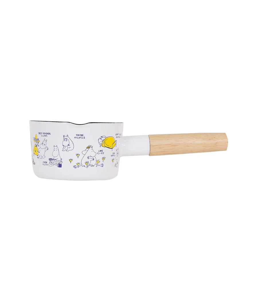 Moomin enamel milk pan 12cm