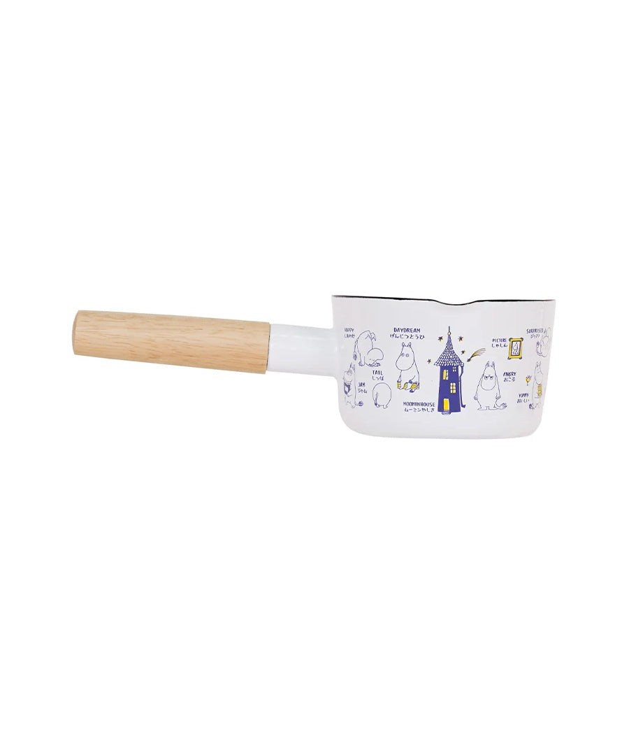 Moomin enamel milk pan 12cm