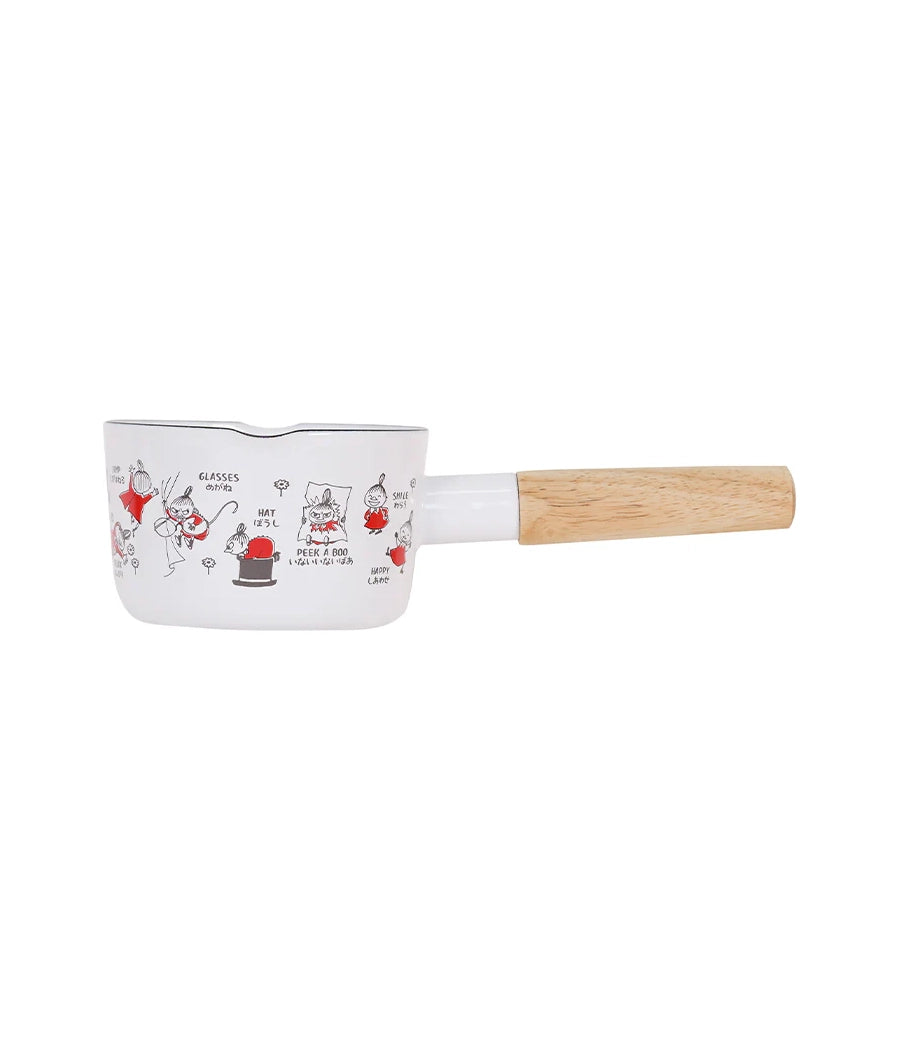 Moomin enamel milk pan 12cm - Little Mey