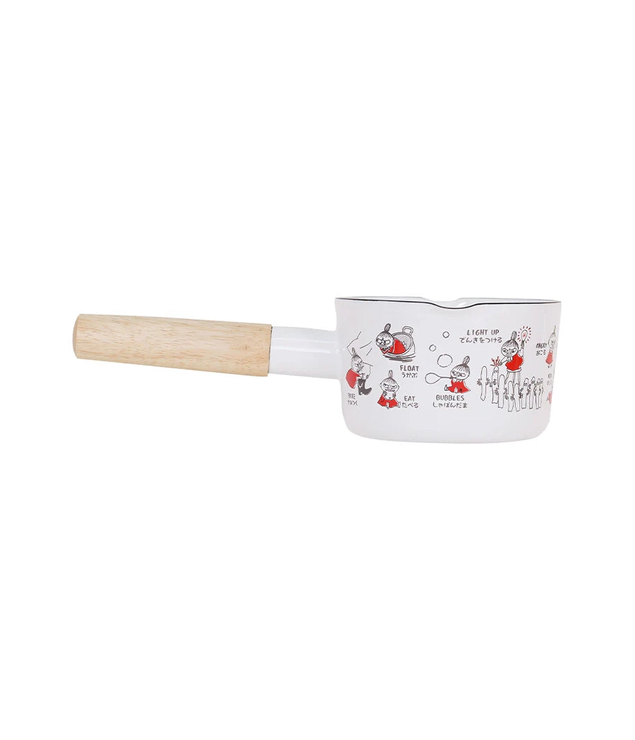 Moomin enamel milk pan 12cm - Little Mey