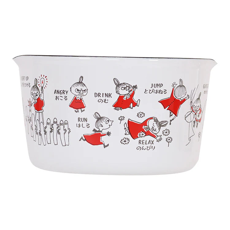 Moomin enamel milk pan 12cm - Little Mey