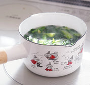 Moomin enamel milk pan 12cm - Little Mey