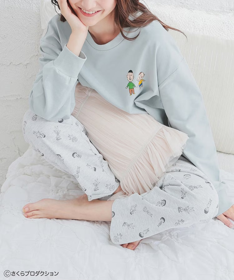 Chibi Maruko-Chan Loungewear (Top and Bottom Set)