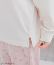 Chibi Maruko-Chan Loungewear (Top and Bottom Set) - Ivory & Pink