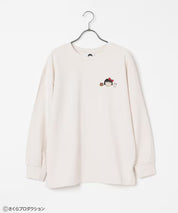 Chibi Maruko-Chan Loungewear (Top and Bottom Set) - Ivory & Pink