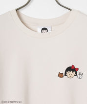 Chibi Maruko-Chan Loungewear (Top and Bottom Set) - Ivory & Pink