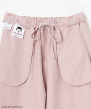 Chibi Maruko-Chan Loungewear (Top and Bottom Set) - Ivory & Pink