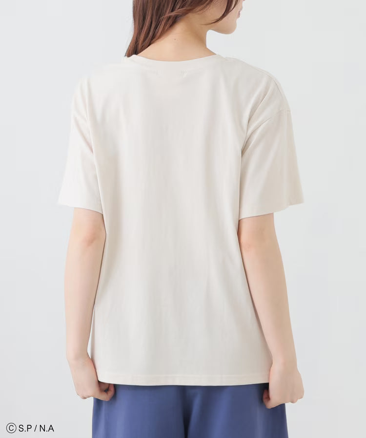 Chibi Maruko-Chan Loungewear (Top and Bottom Set) - Off-White Blue