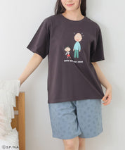 Chibi Maruko-Chan Loungewear (Top and Bottom Set) - Sumikuro & Blue