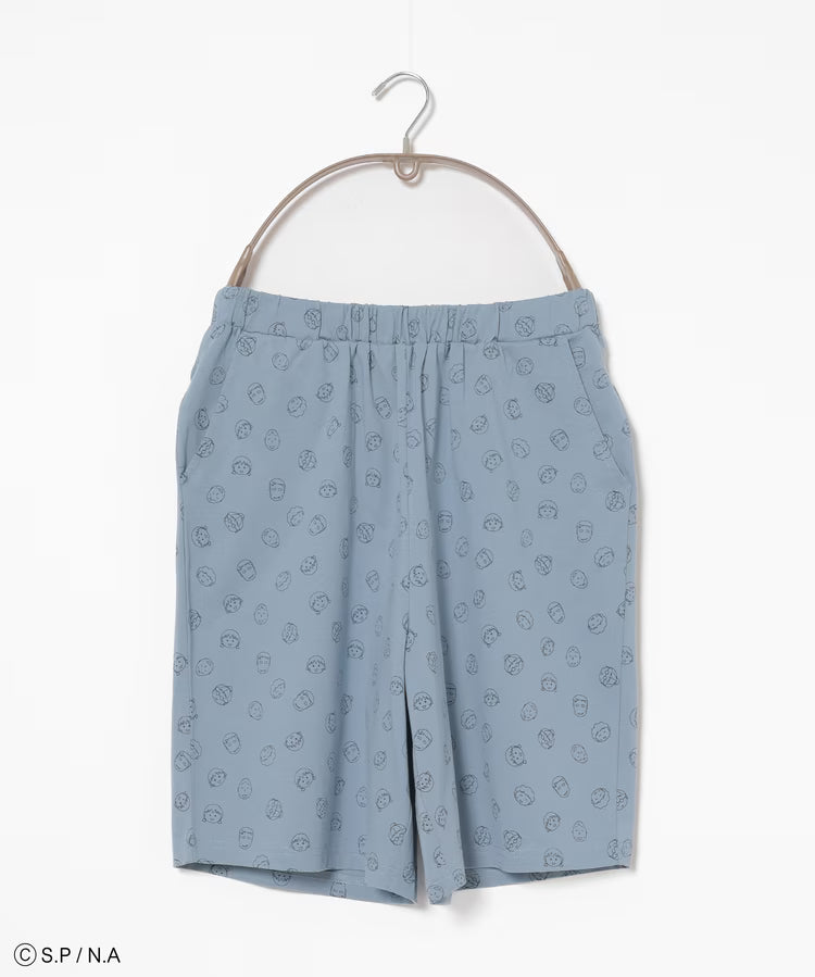 Chibi Maruko-Chan Loungewear (Top and Bottom Set) - Sumikuro & Blue