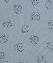 Chibi Maruko-Chan Loungewear (Top and Bottom Set) - Sumikuro & Blue
