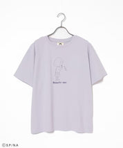 Chibi Maruko-Chan Loungewear (Top and Bottom Set) - Purple & Grey