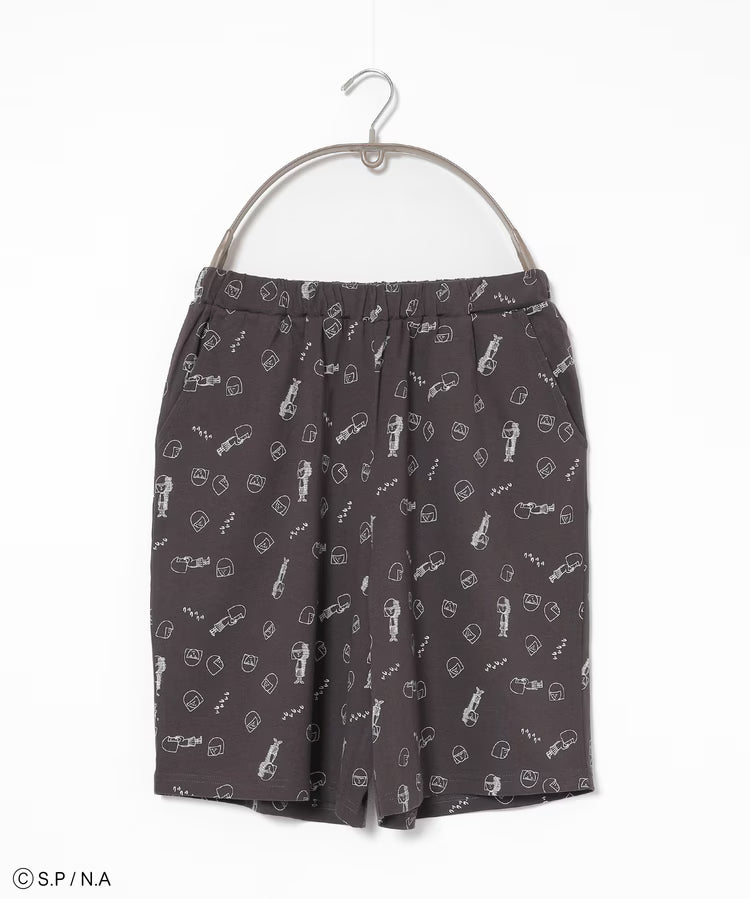 Chibi Maruko-Chan Loungewear (Top and Bottom Set) - Purple & Grey