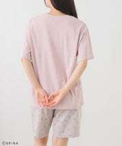 Chibi Maruko-Chan Loungewear (Top and Bottom Set) - Pink & Grey