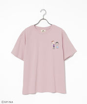 Chibi Maruko-Chan Loungewear (Top and Bottom Set) - Pink & Grey