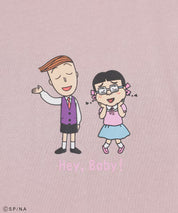 Chibi Maruko-Chan Loungewear (Top and Bottom Set) - Pink & Grey