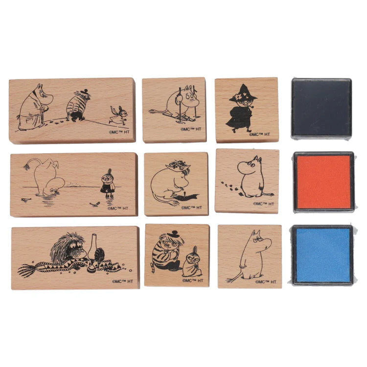 Moomin Stamp Set - Winter in MoominValley