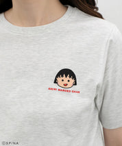 Chibi Maruko-Chan Short Sleeve T-Shirt - Oatmeal