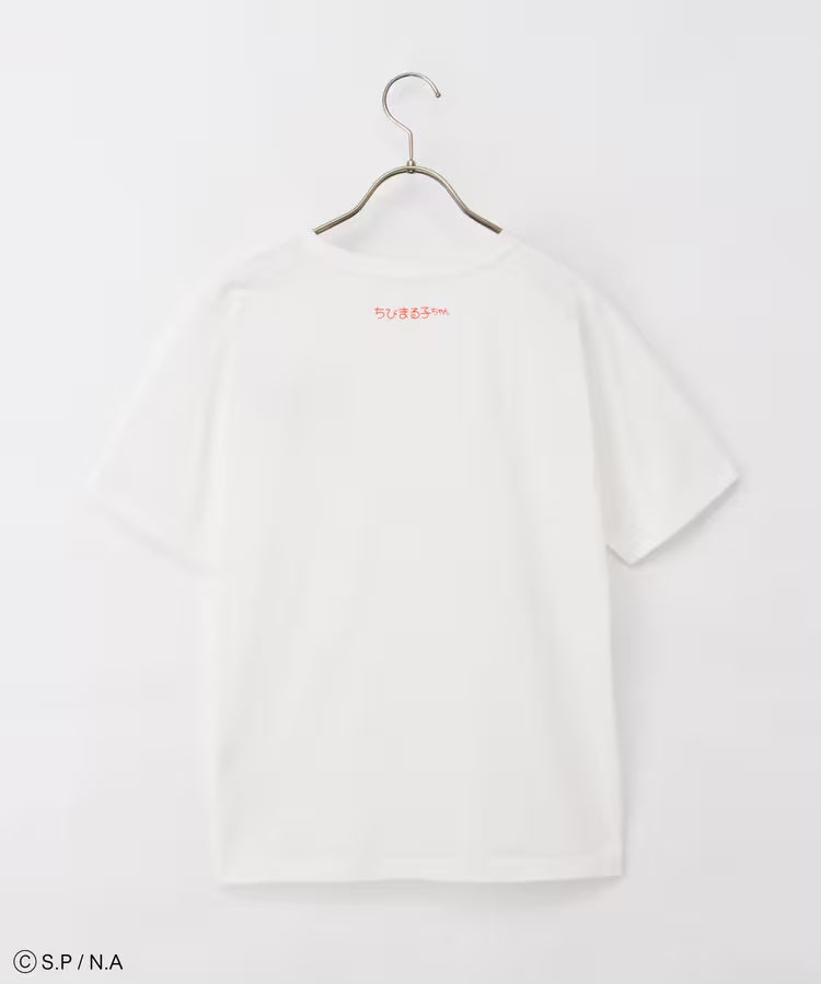 Chibi Maruko-Chan Short Sleeve T-Shirt - Off-white