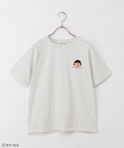 Chibi Maruko-Chan Short Sleeve T-Shirt - Oatmeal