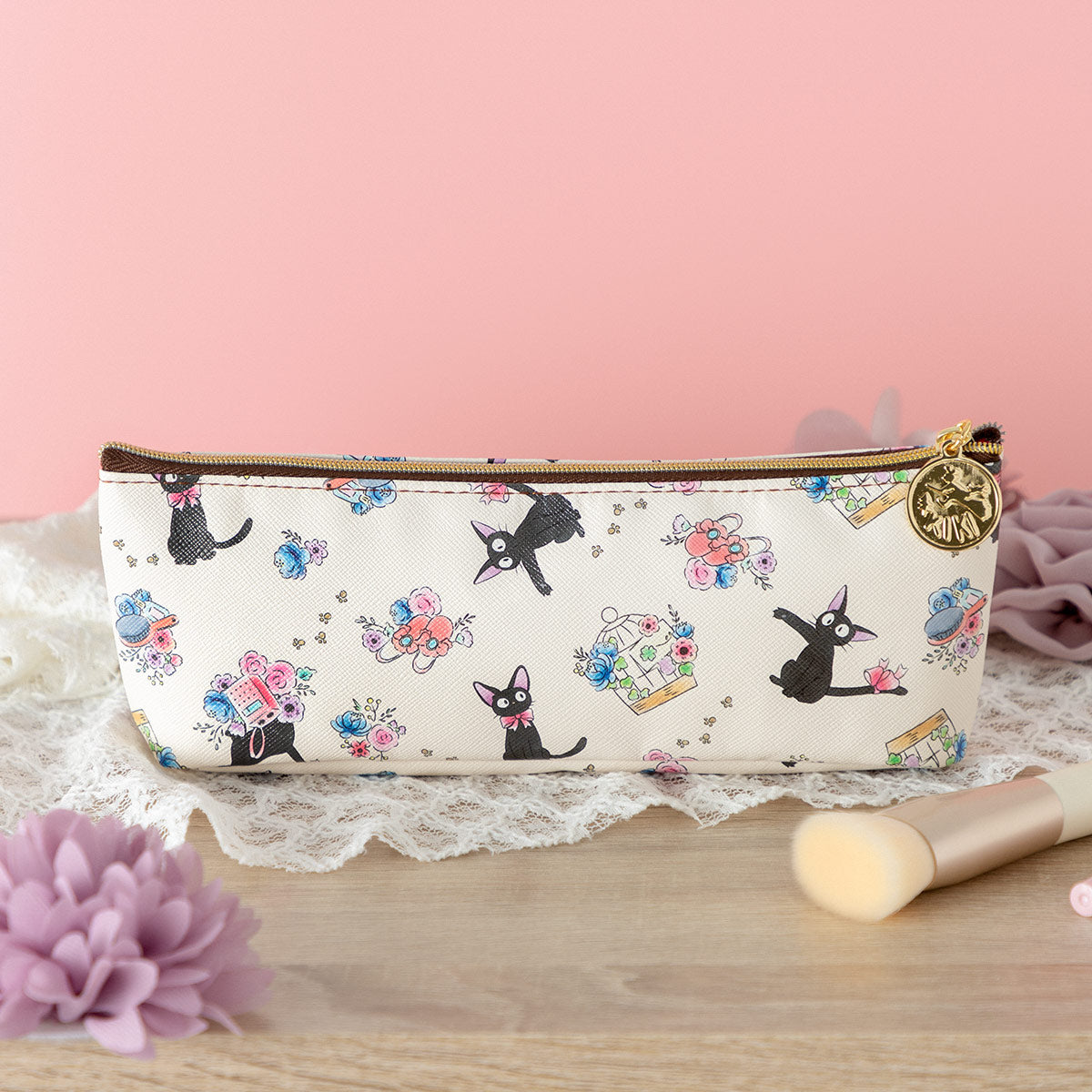 Kiki's delivery service flower series slim pouch